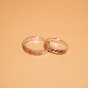 925 Silver Fancy Couple Ring