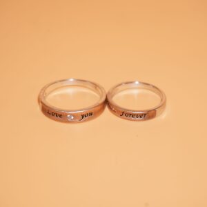 925 Silver Fancy Couple Ring