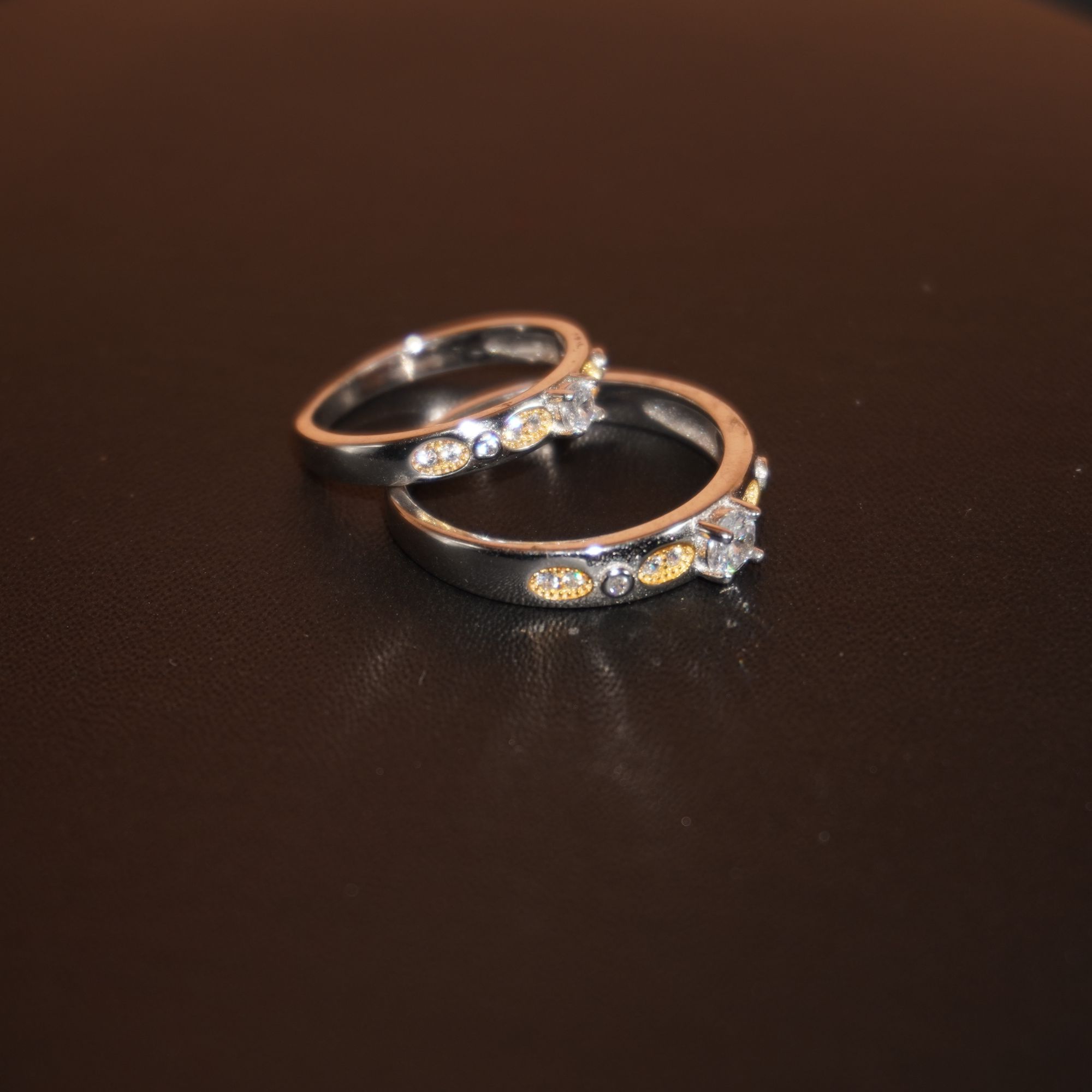 925 Silver Trending Couple Ring