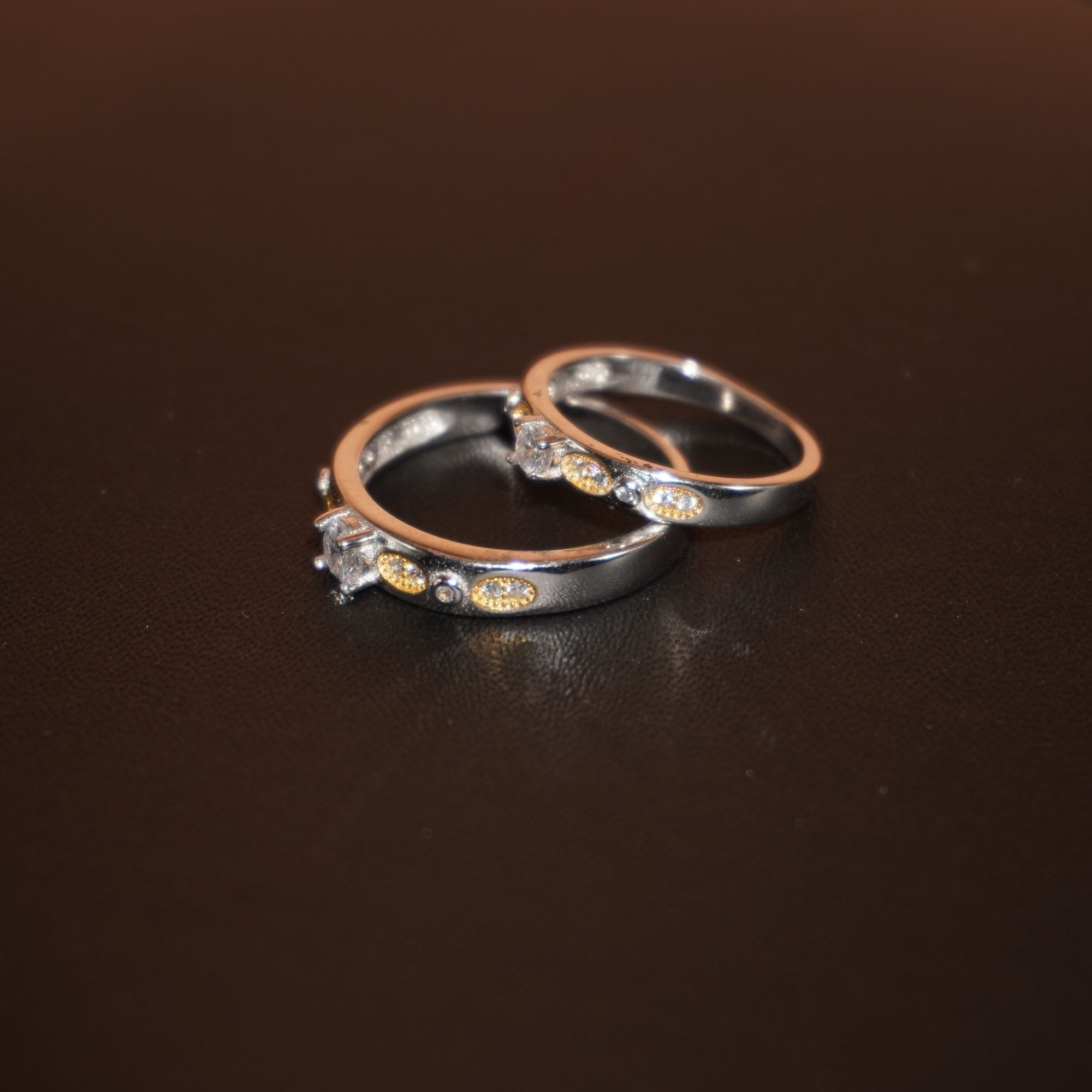 925 Silver Trending Couple Ring