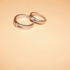 925 Silver Classy Engagement Ring 714R7