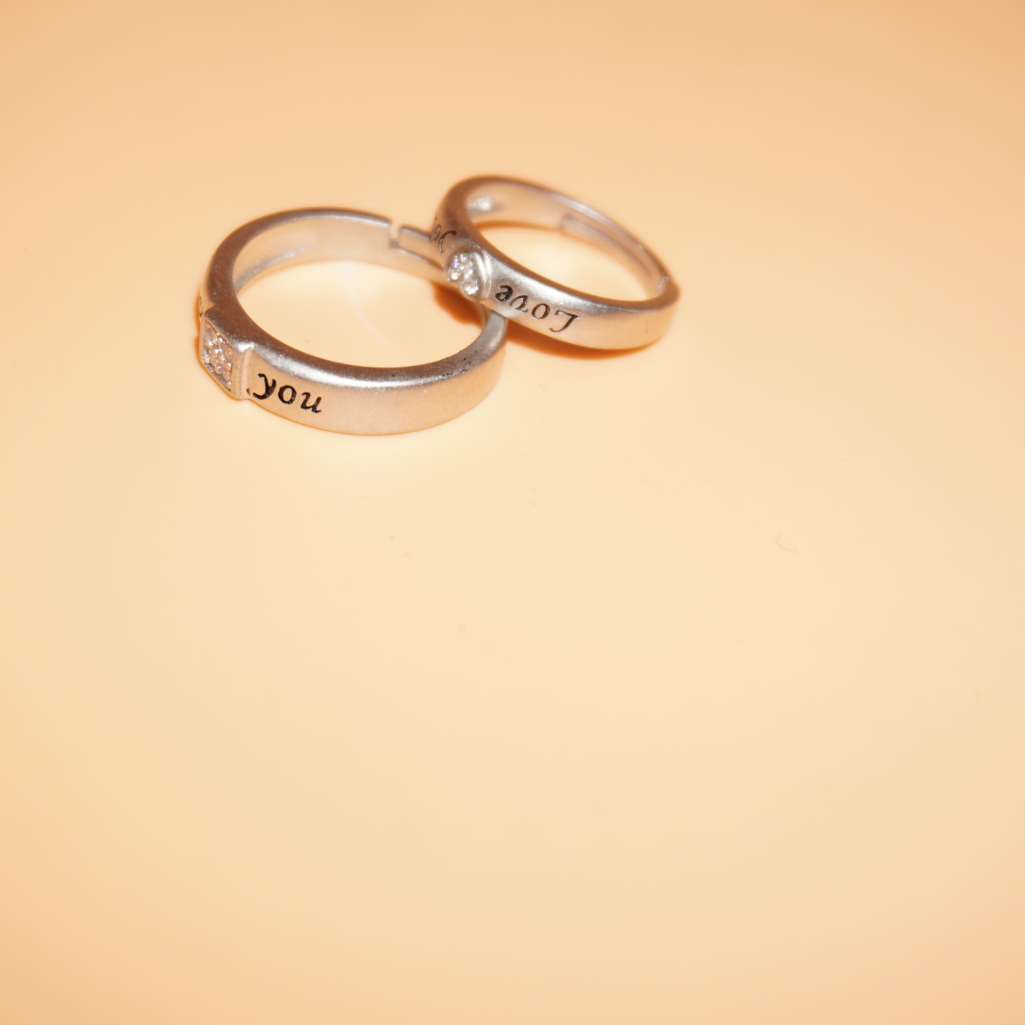 925 Silver Classy Engagement Ring 714R7
