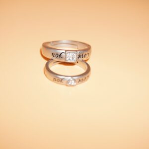 925 Silver Classy Engagement Ring 714R7