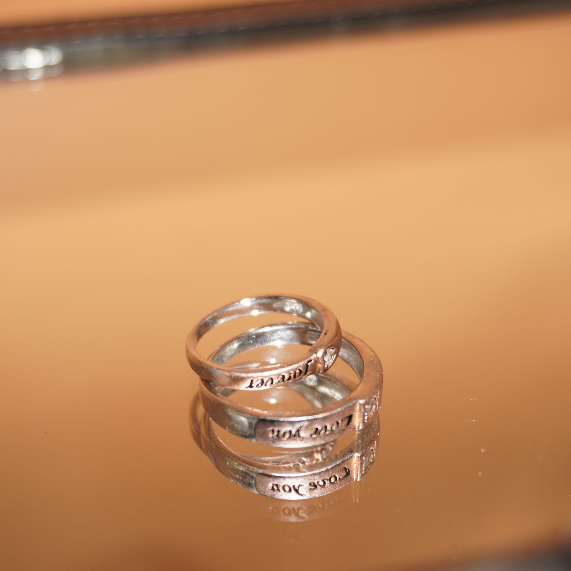 925 Silver Fancy Couple Ring 714R25