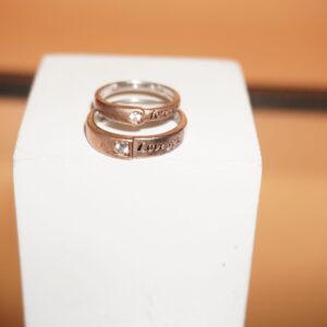925 Silver Fancy Couple Ring 714R25