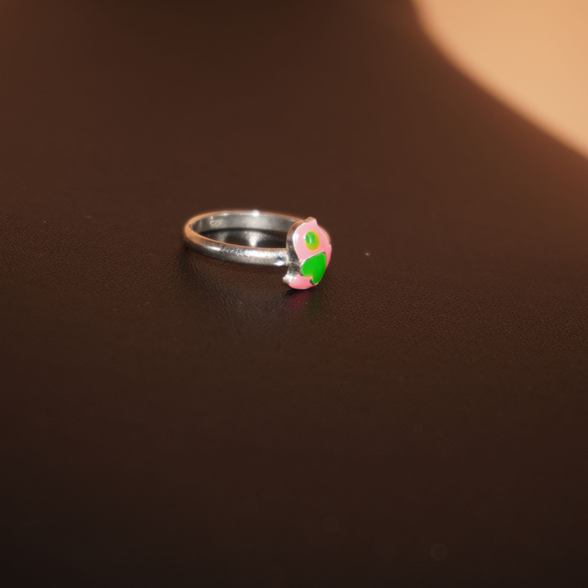 925 Silver Unique Cartoon Design Ring