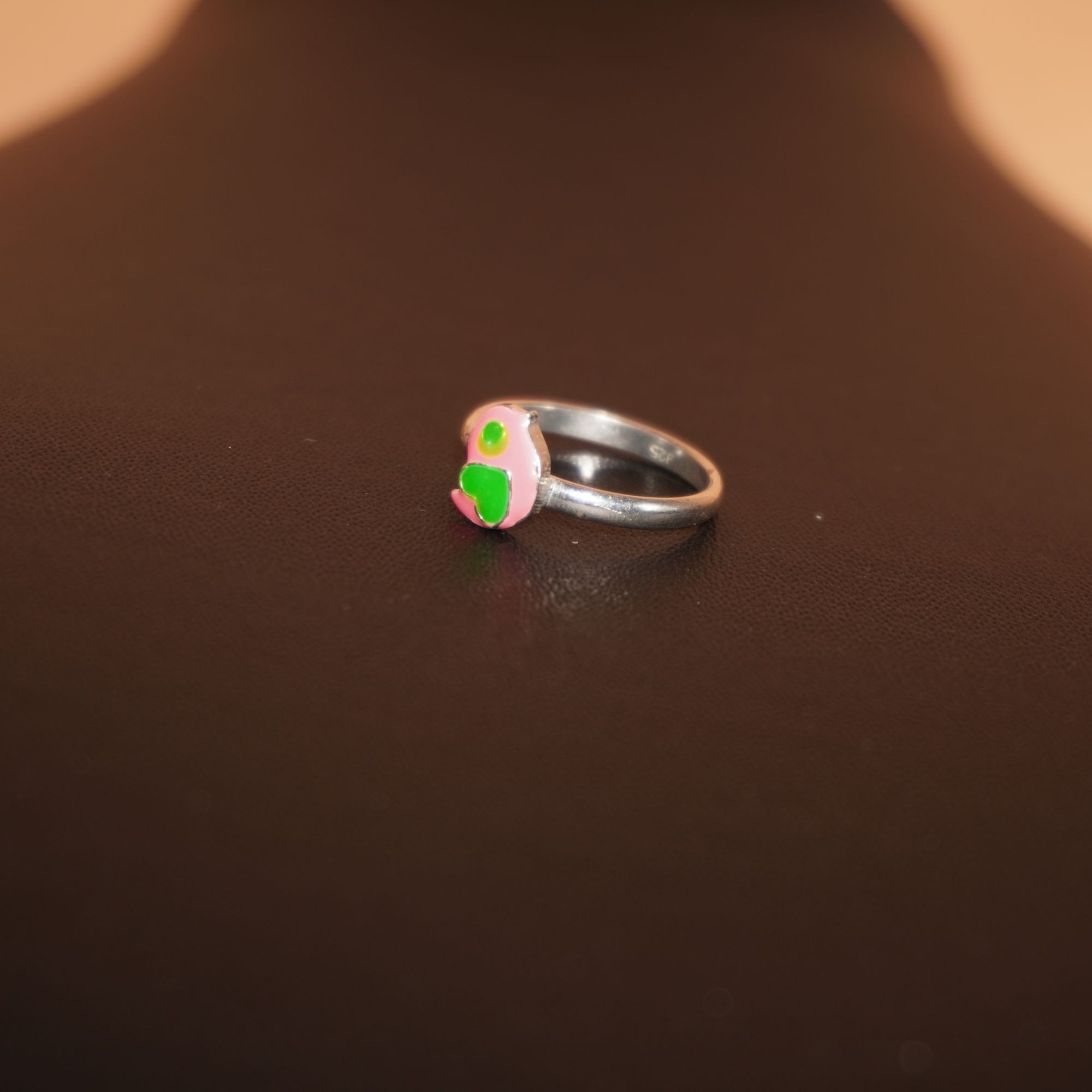 925 Silver Unique Cartoon Design Ring