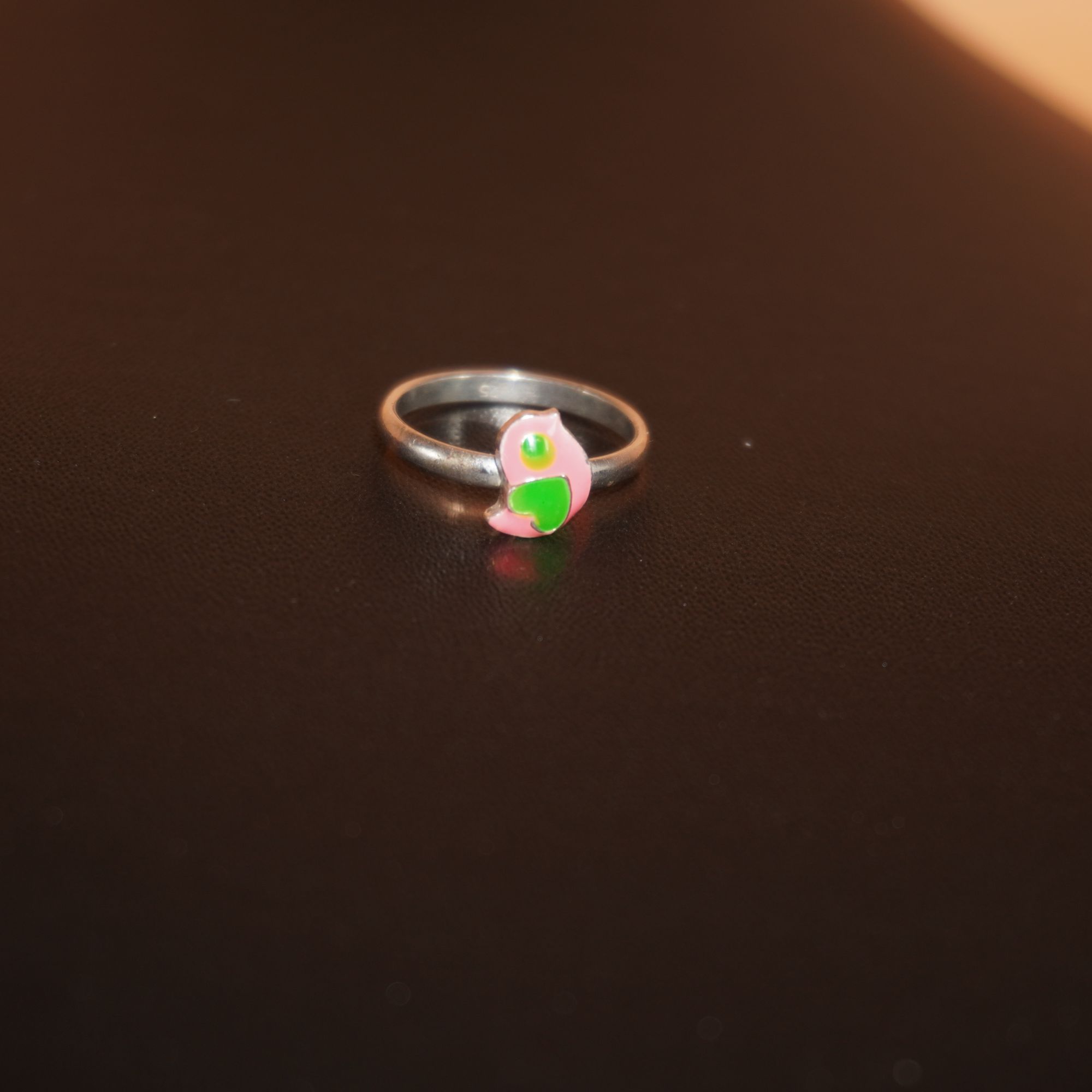 925 Silver Unique Cartoon Design Ring