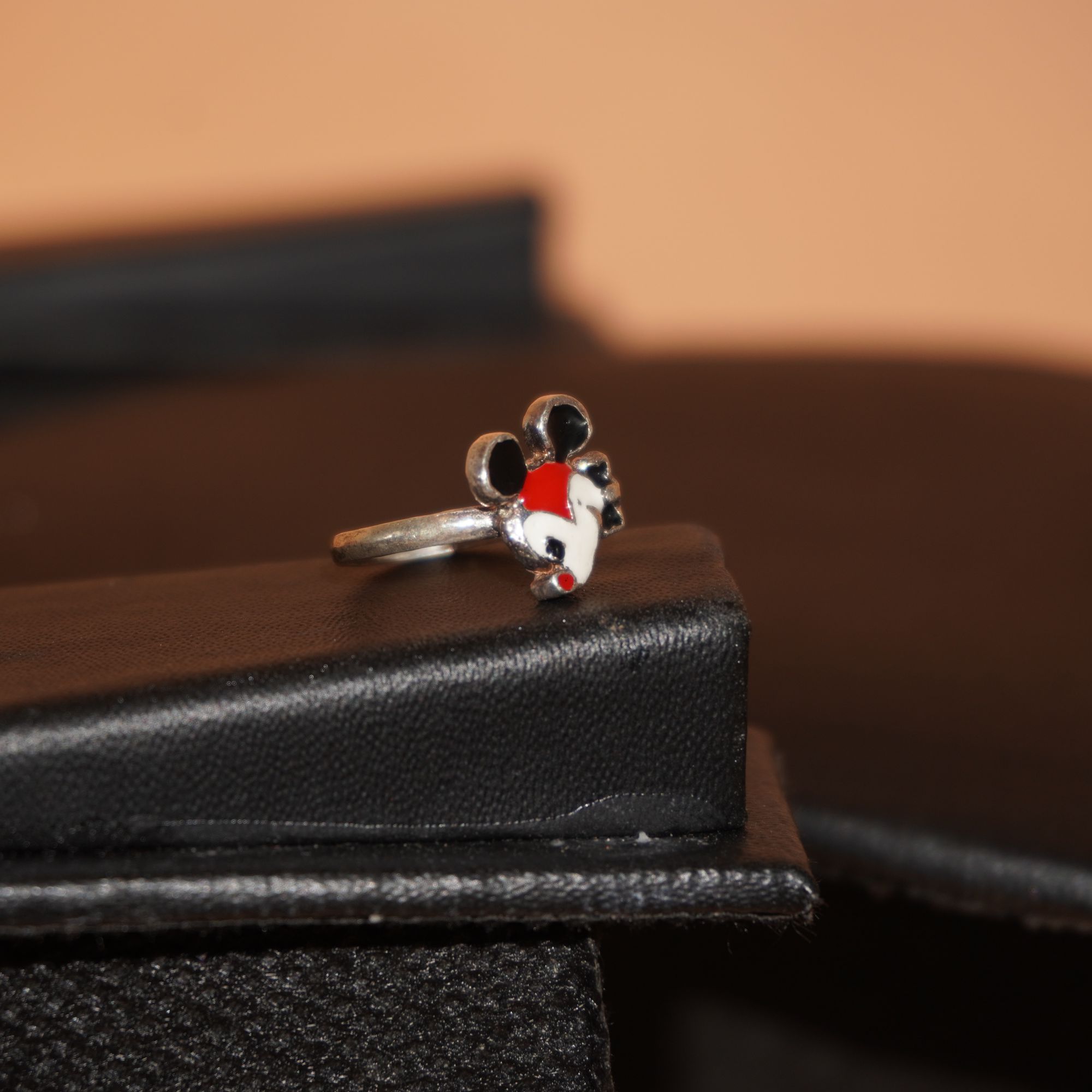 925 Silver Modern Cartoon Design Ring