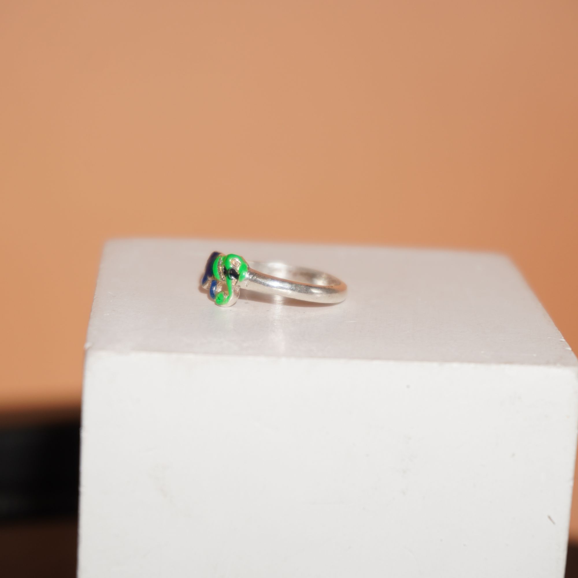 925 Silver Delicate Cartoon Design Ring