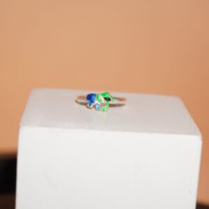 925 Silver Delicate Cartoon Design Ring