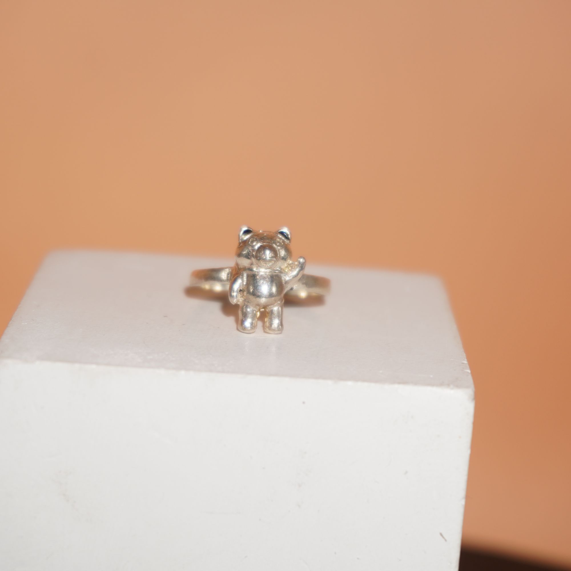 925 Silver Trending Cartoon Design Ring