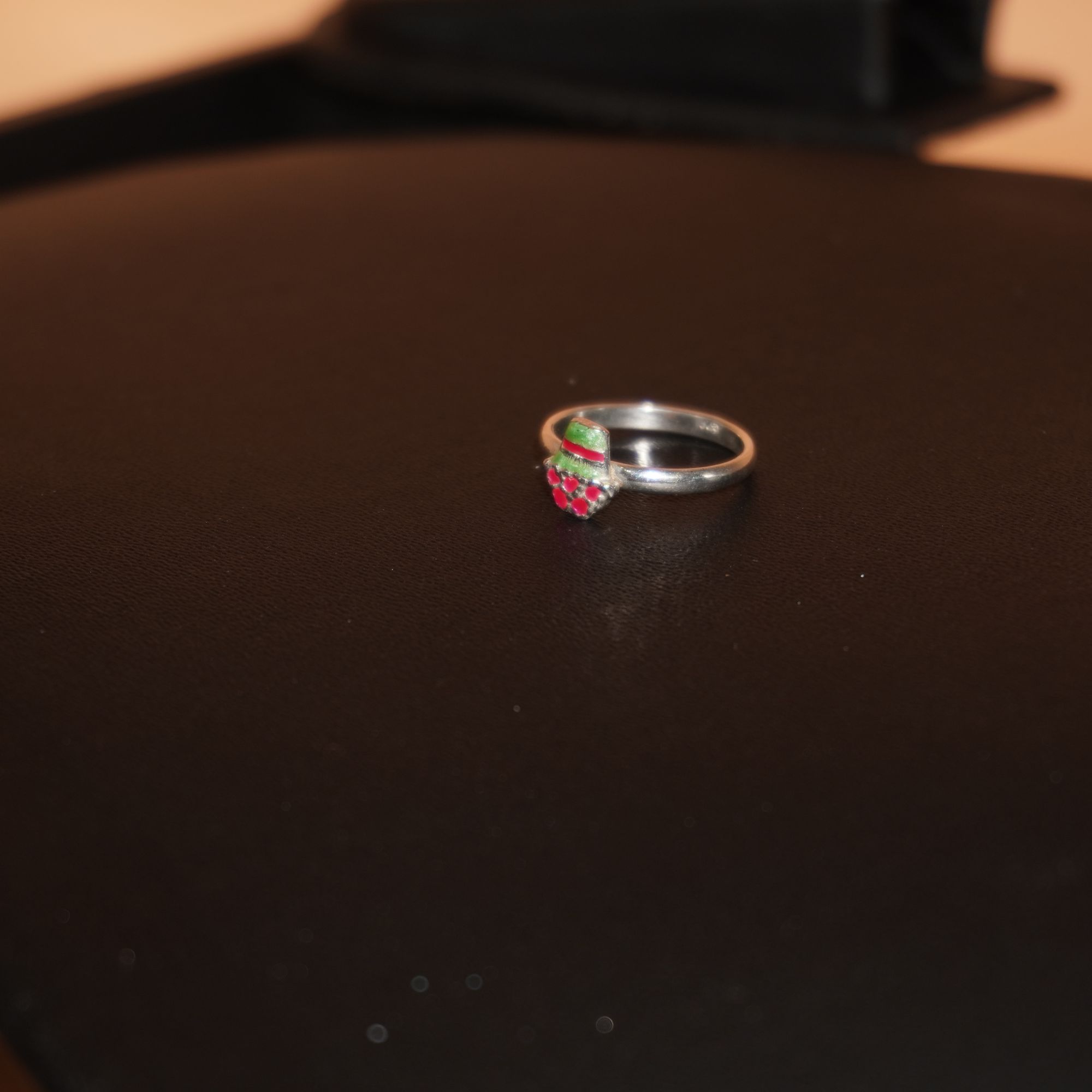 925 Silver Classy Cartoon Design Ring