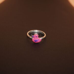 925 Silver Unique Duck Design Ring