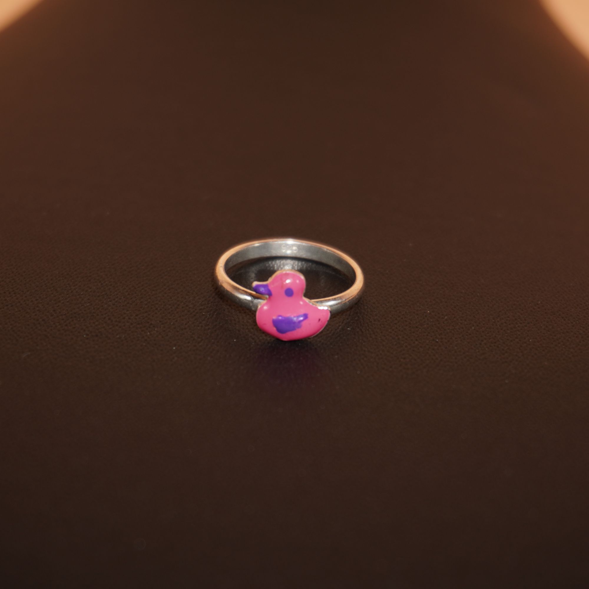 925 Silver Unique Duck Design Ring