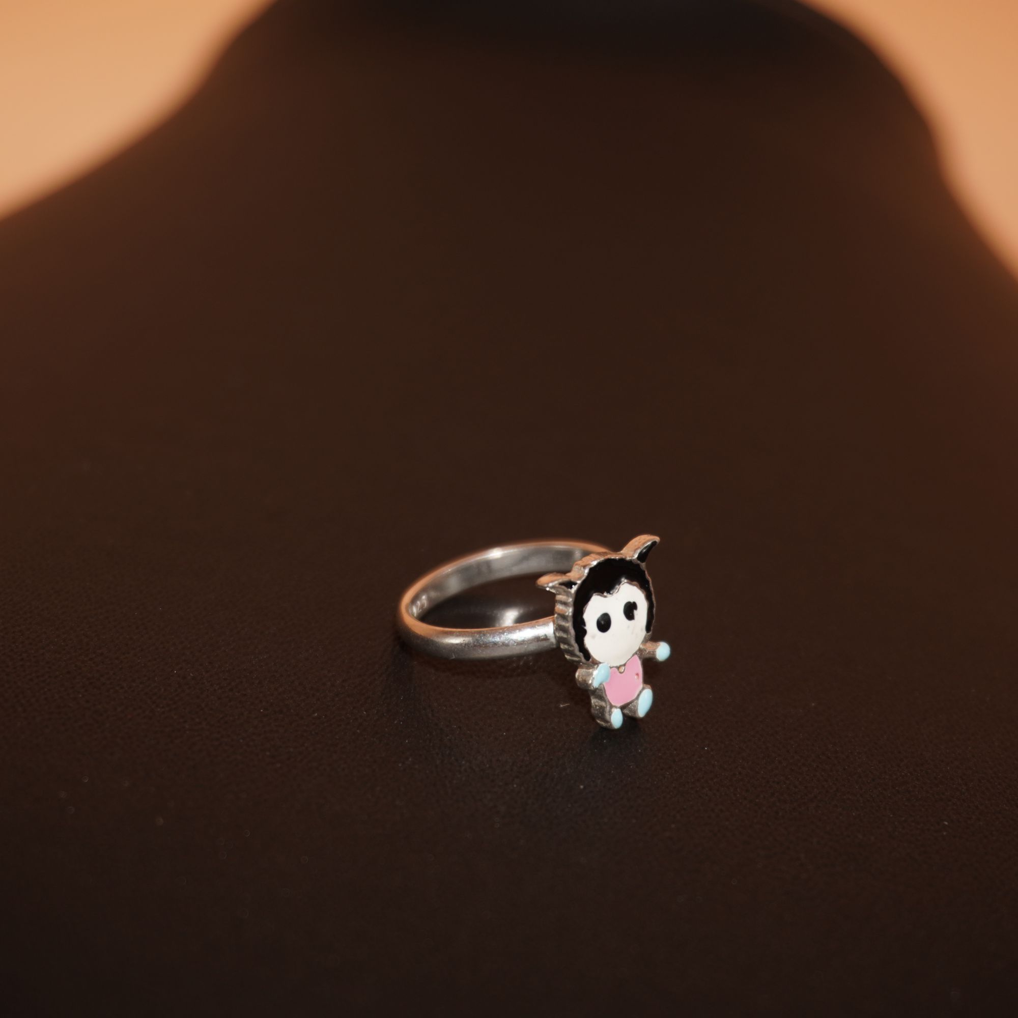 925 Silver Elite Doll Design Ring 703R3