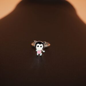 925 Silver Elite Doll Design Ring 703R3