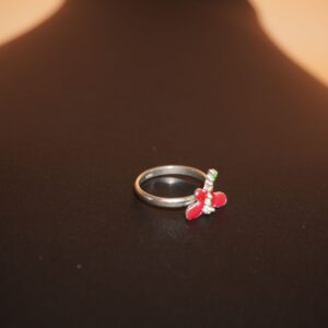 925 Silver Gorgeous Cartoon Design Ring 704R7