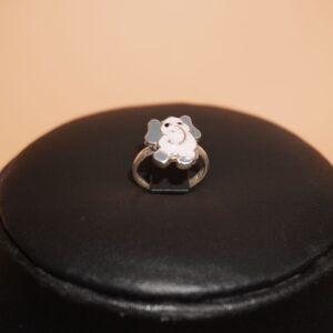 925 Silver Elegant Elephant Design Ring 703R8