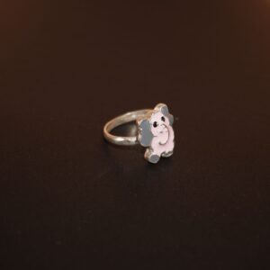 925 Silver Elegant Elephant Design Ring 703R8