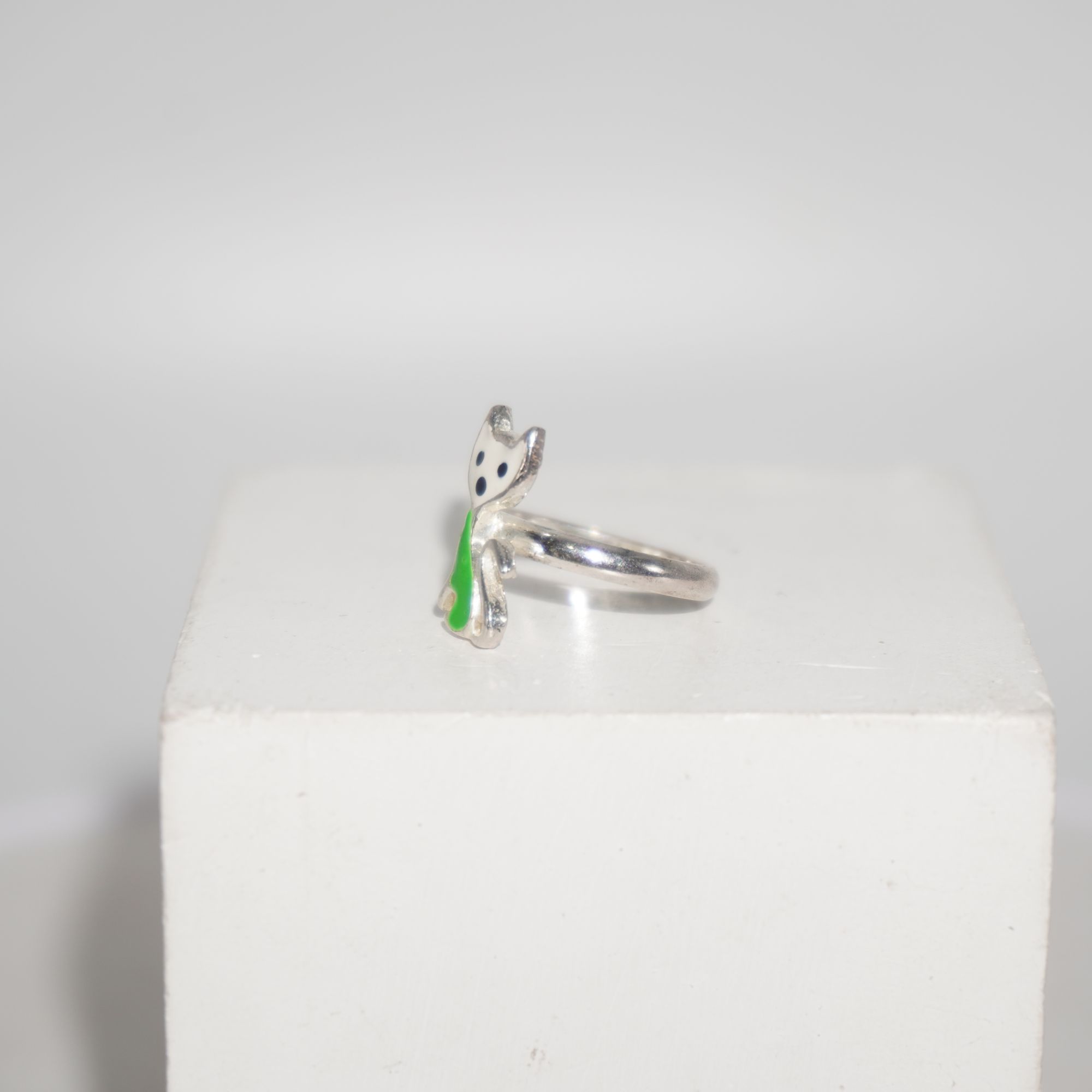 925 Silver Unique Kids Ring 578R11