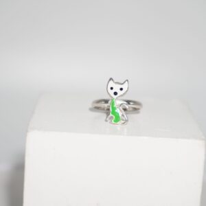 925 Silver Unique Kids Ring 578R11