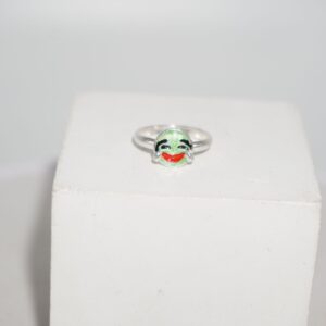 925 Silver Fancy Emogi Ring 579R26