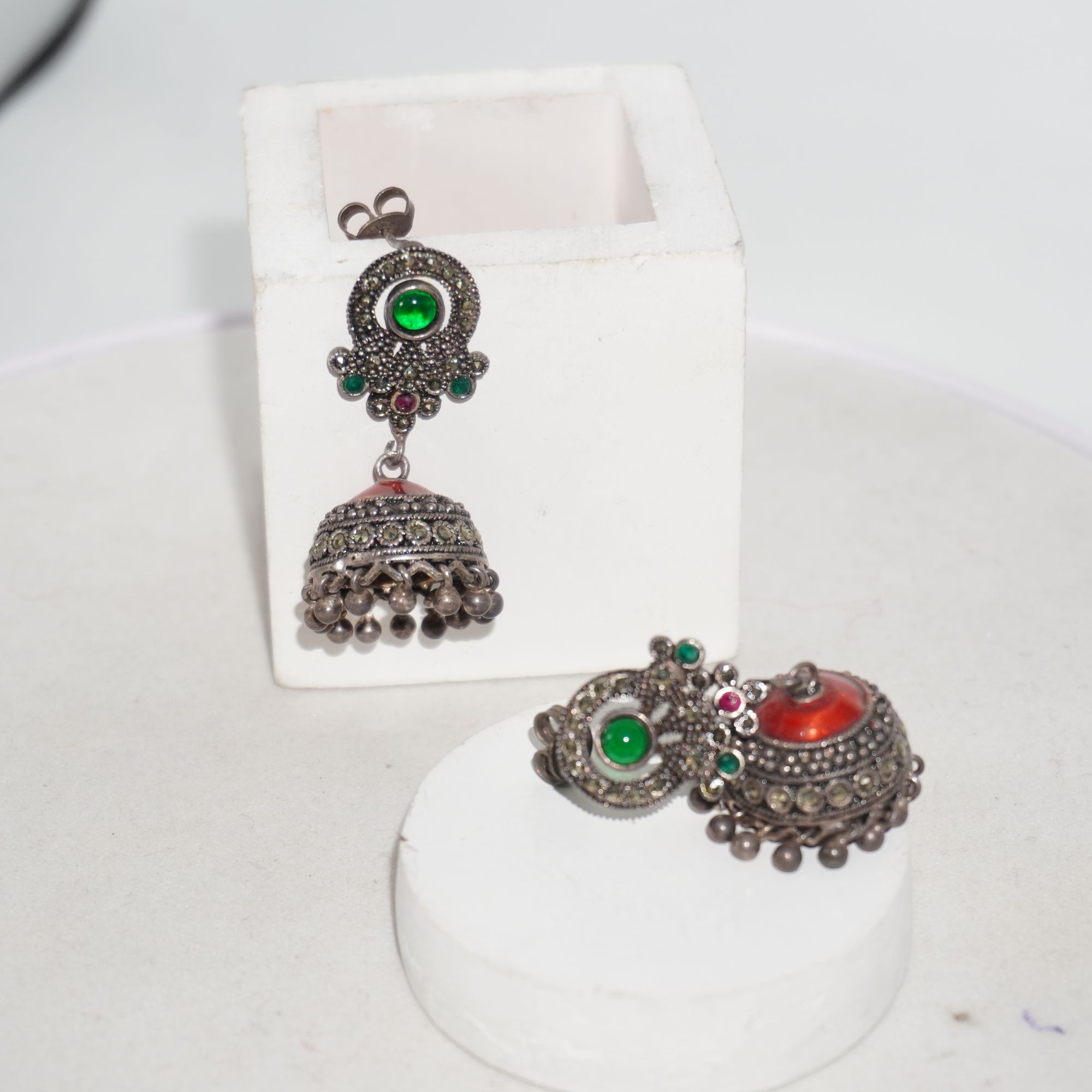 925 Silver Beautiful Jhumkha Earring 170R25
