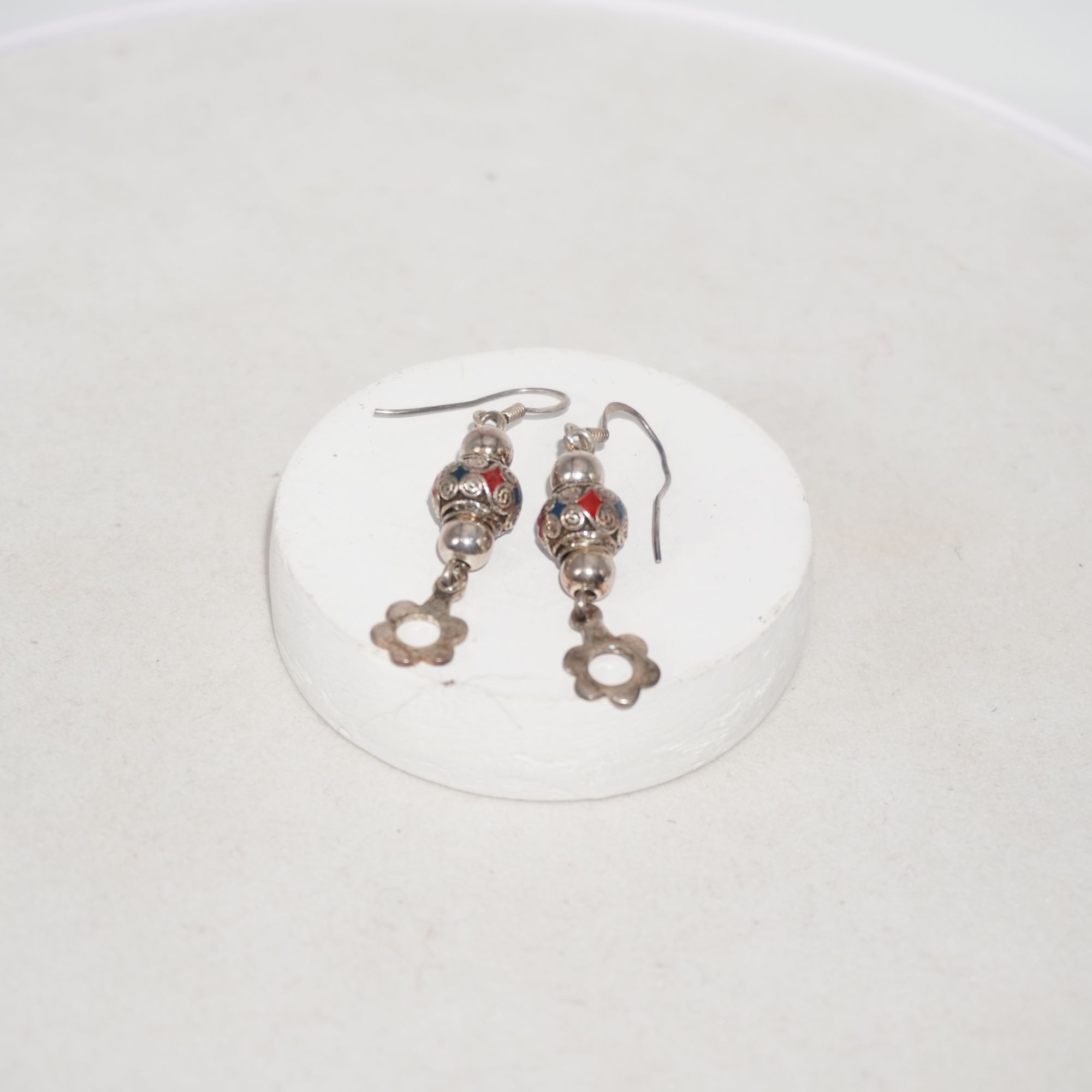 925 Silver Fancy Jhumkha Earring 166R58