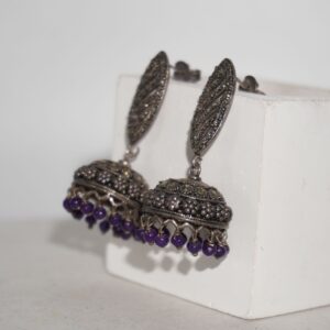 925 Silver Elegant Jhumkha Earring 170R26