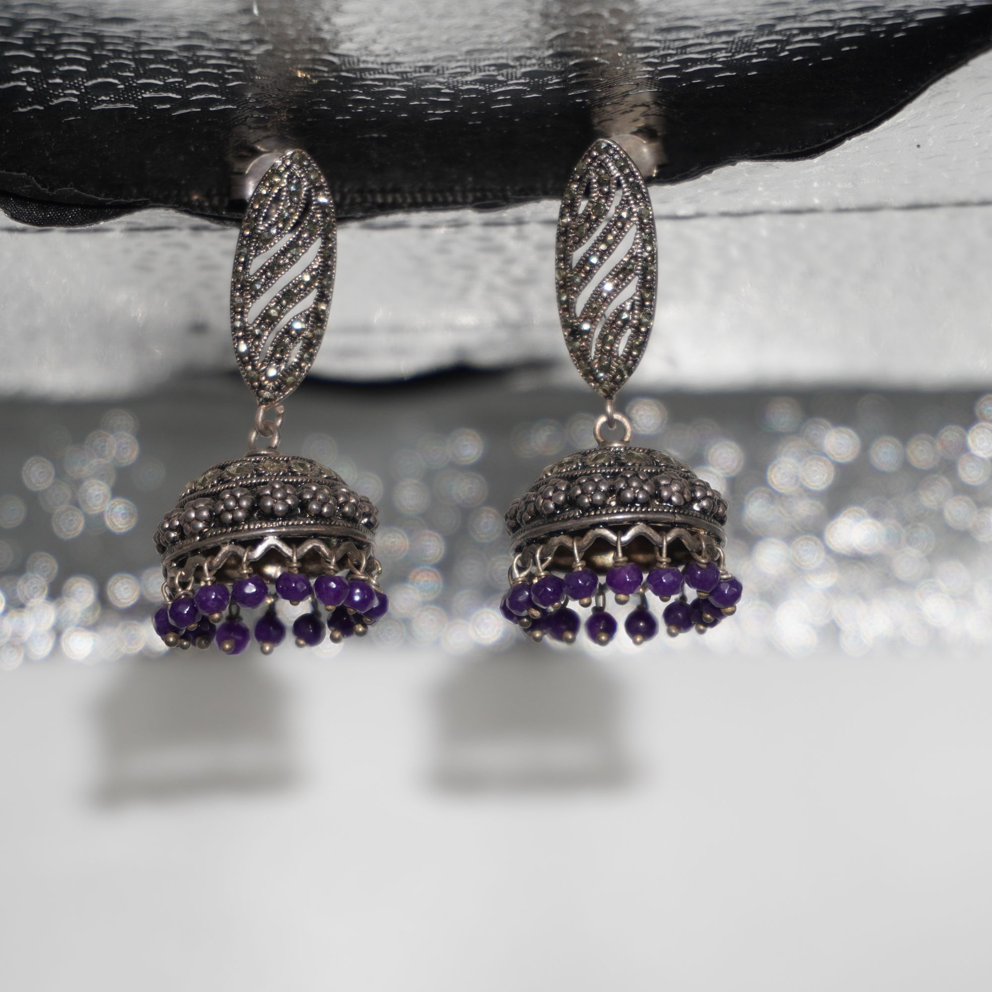 925 Silver Elegant Jhumkha Earring 170R26
