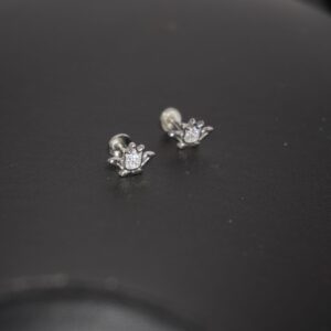 925 Silver Fancy Tops Earring 166R28