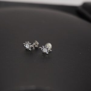 925 Silver Fancy Tops Earring 166R28