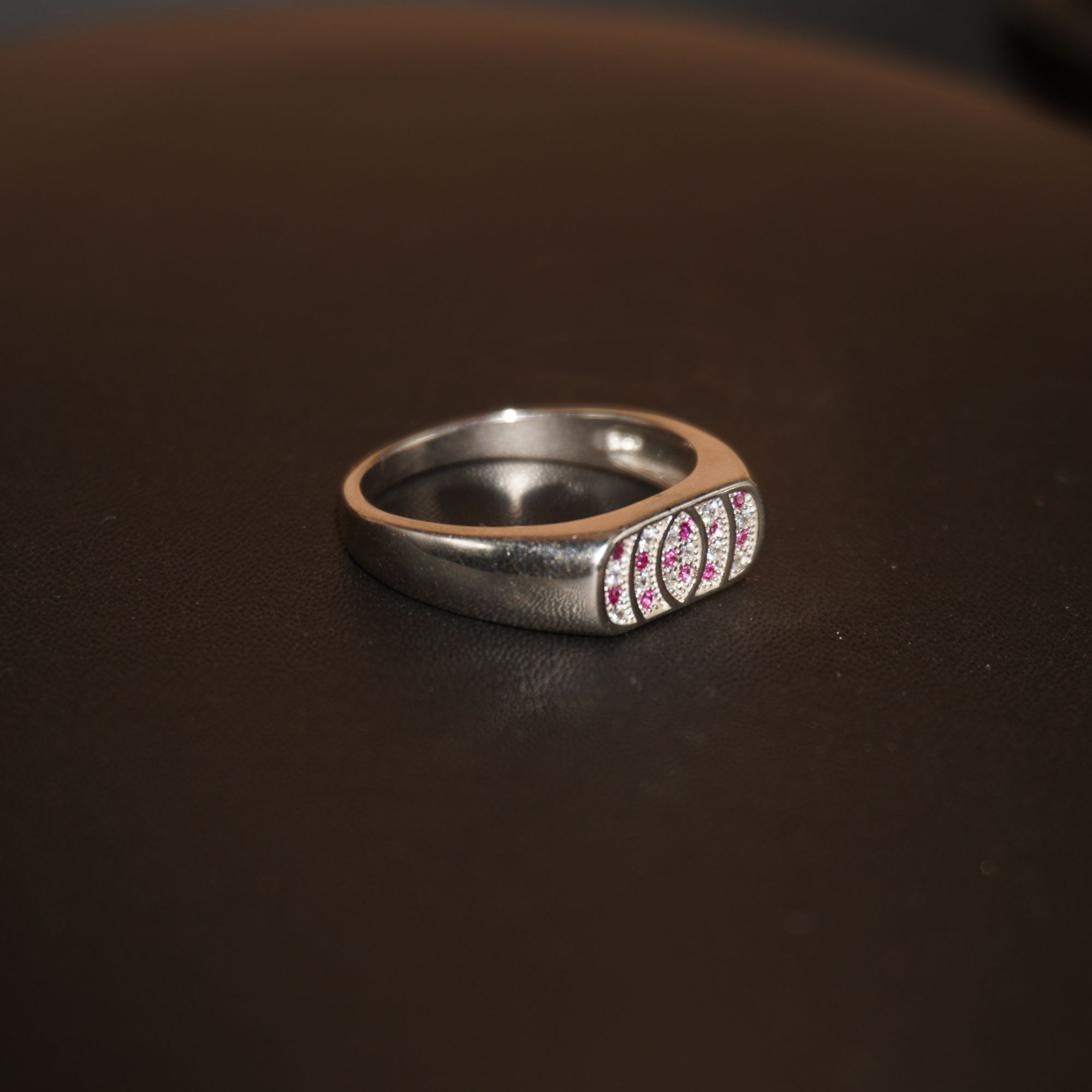 925 Silver Fancy Engagement Ring 720R47