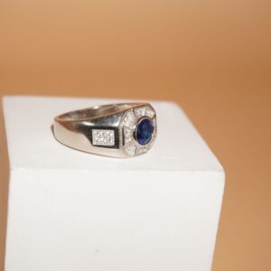 925 Silver Unique Diamond Ring 723R39