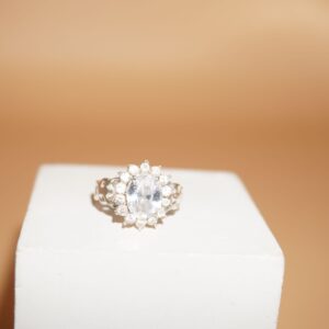 925 Silver Classic Diamond Ring 226R27