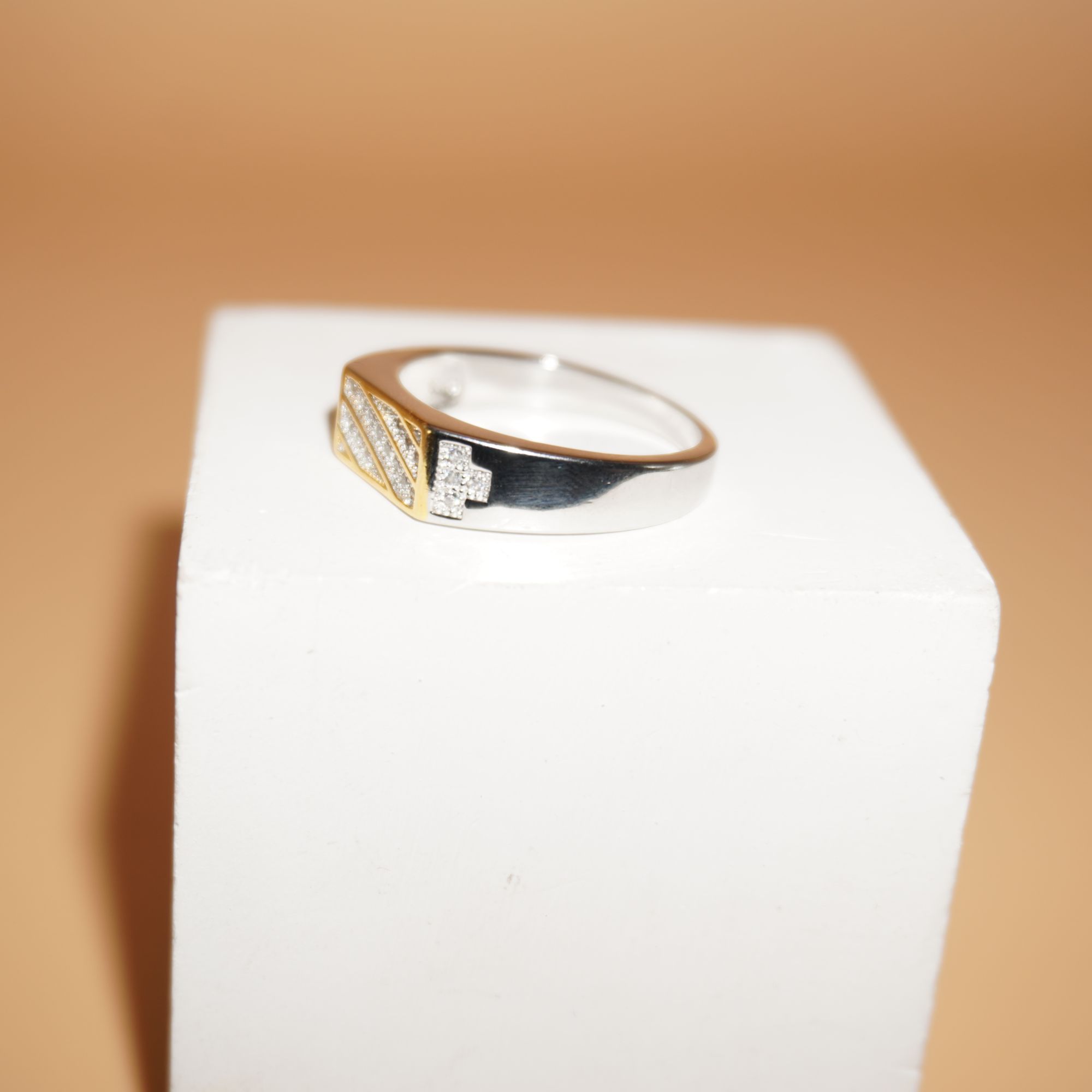 925 Silver Handmade Diamond Ring 720R39