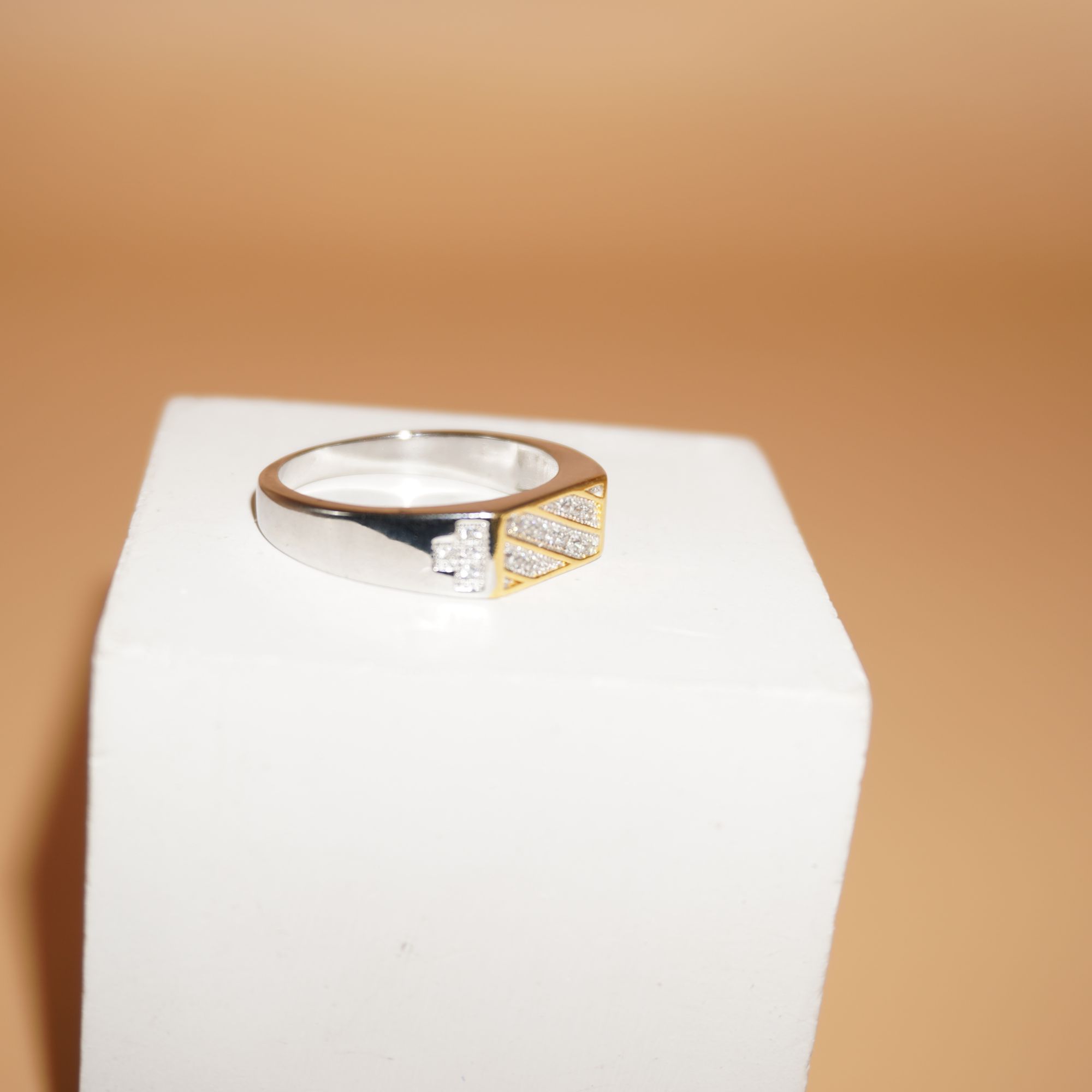 925 Silver Handmade Diamond Ring 720R39