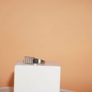 925 Silver Grand Studed Ring 719R37