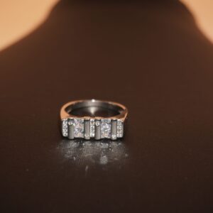 925 Silver Classy Color Stone Ring 712R18