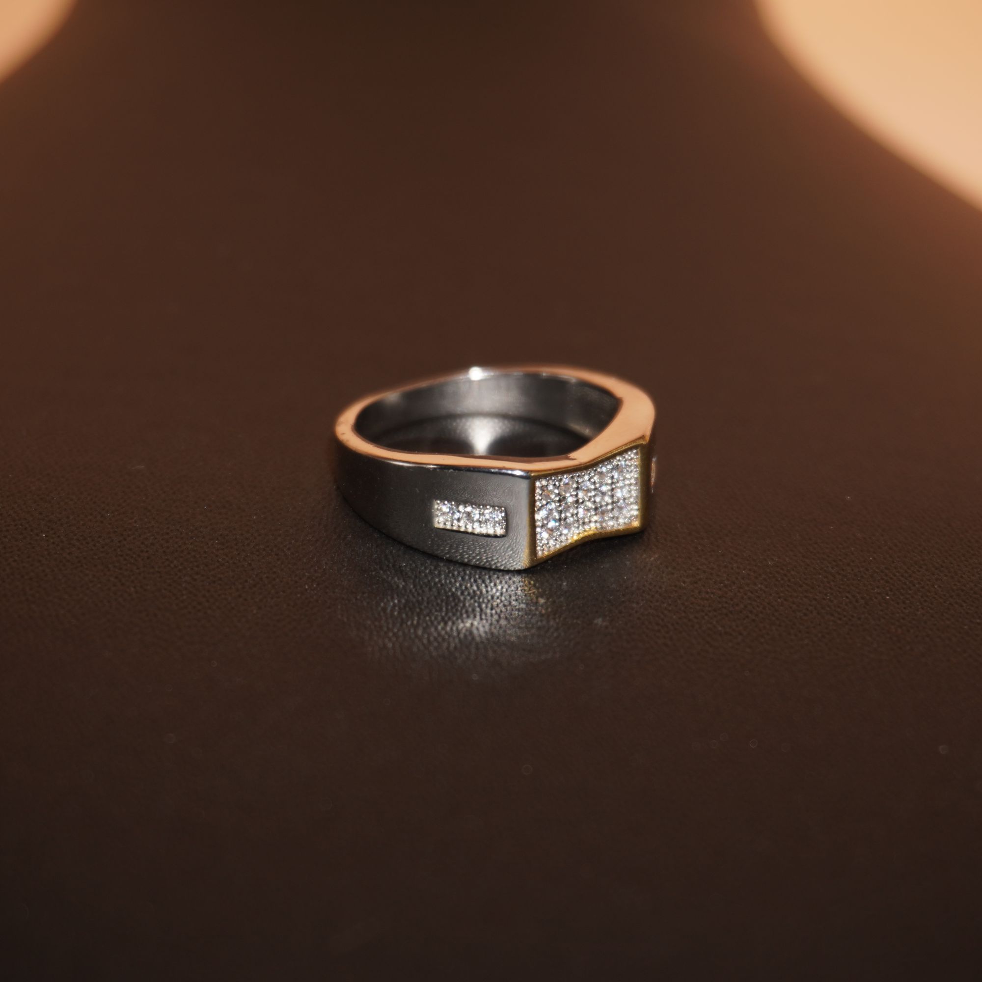 925 Silver Lightweight Color Stone Ring 710R24