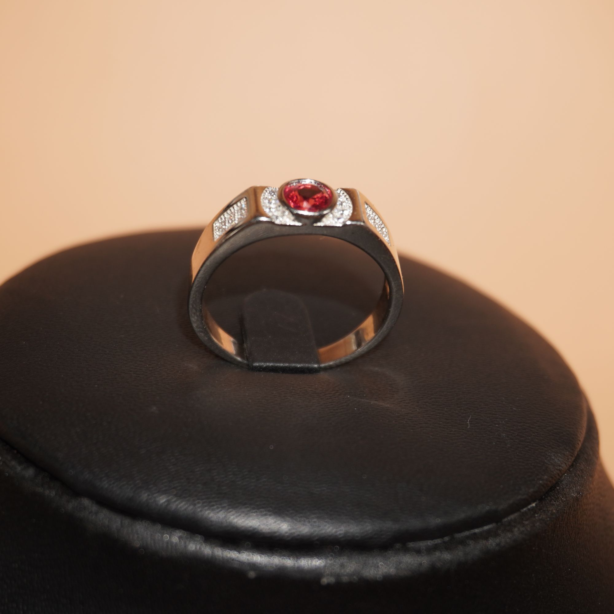 925 Silver Classic Color Stone Ring 720R49