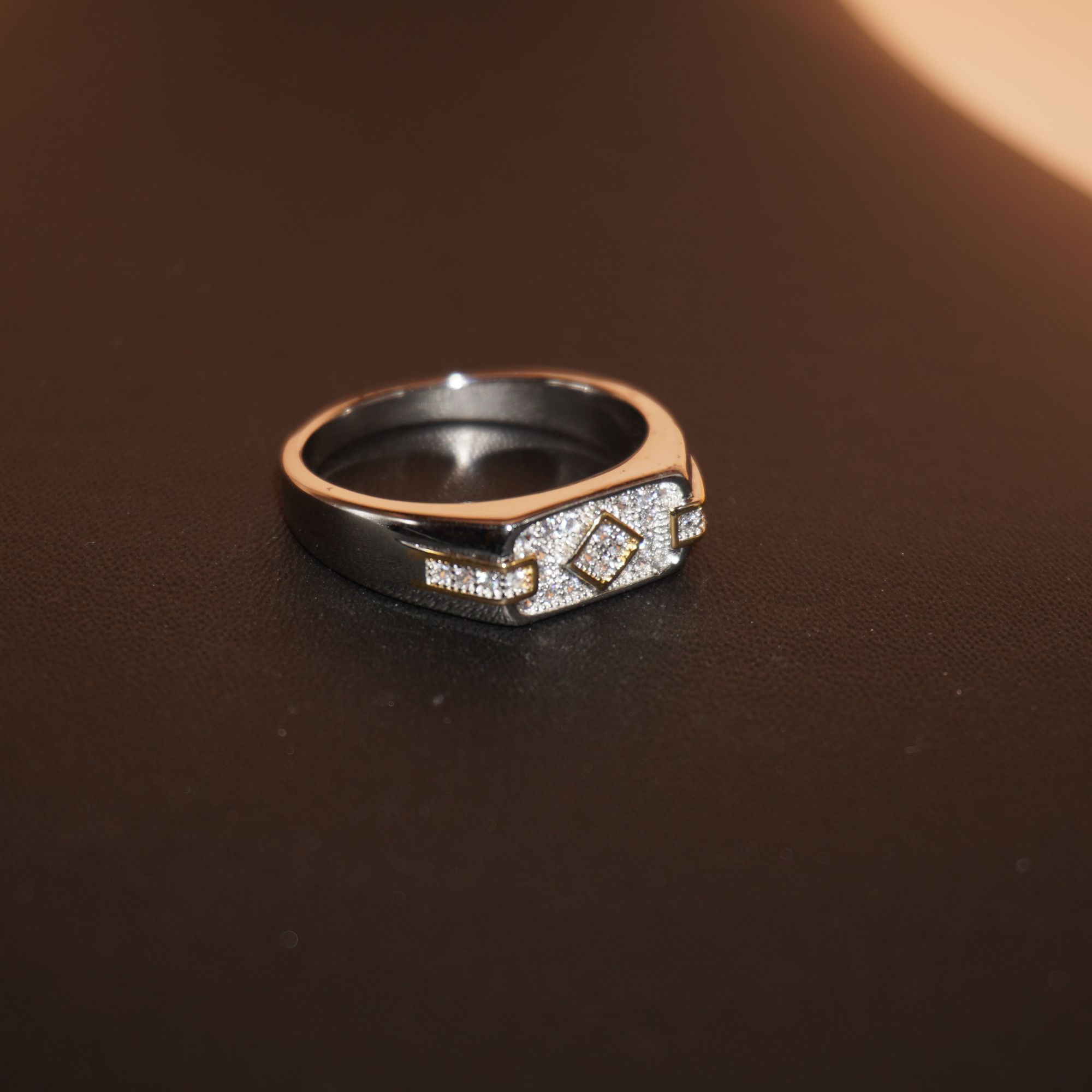 925 Silver Handmade Diamond Ring 723R38