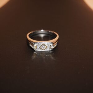 925 Silver Handmade Diamond Ring 723R38