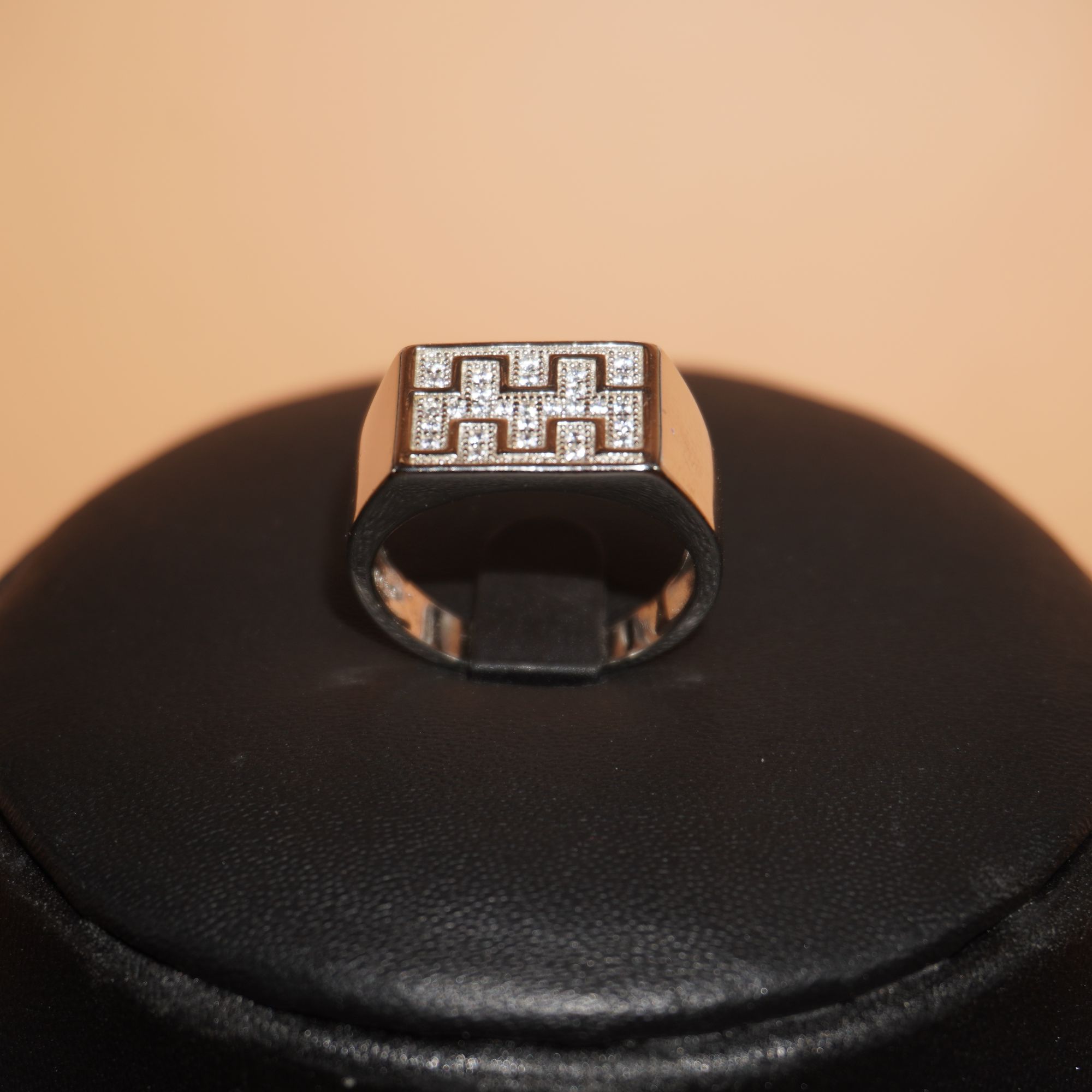 925 Silver Fancy Diamond Ring 713R34