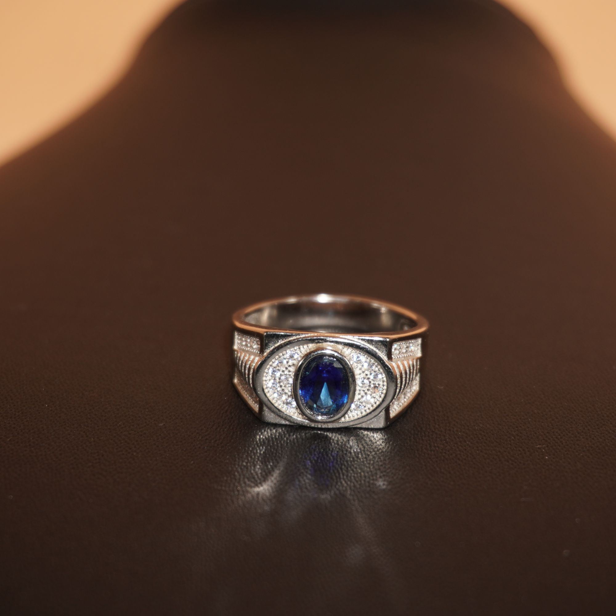 925 Silver Delicate Gents Ring 791R32
