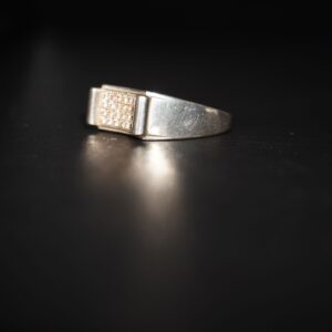 925 Silver Lightweight Diamond Men Ring