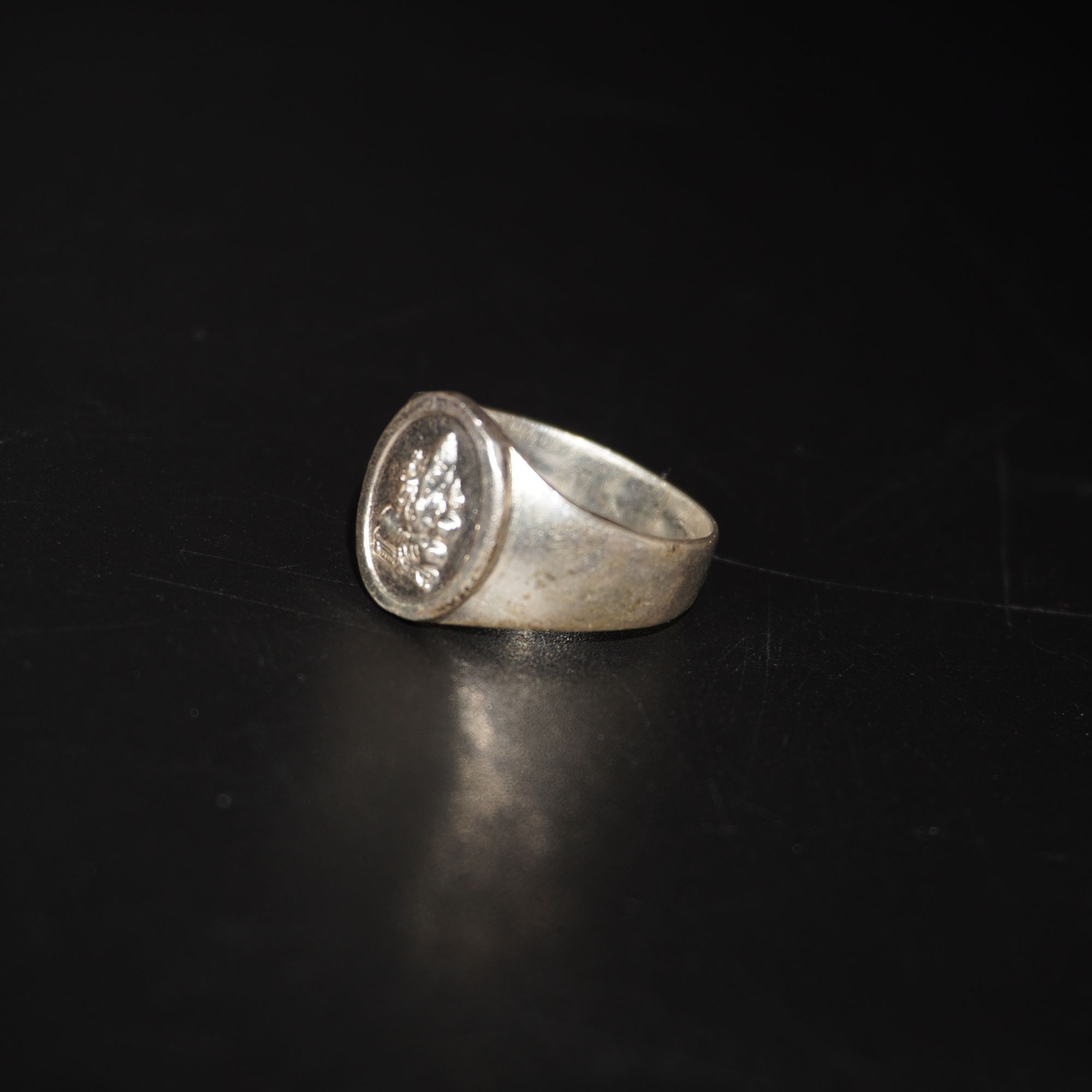 925 Silver Delicate Men Ring - Image 3