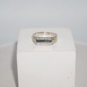 925 Silver Classic Diamond Ring