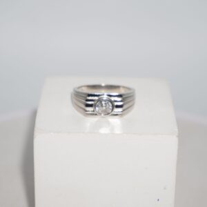 925 Silver Handmade Diamond Ring
